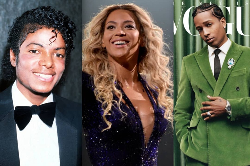 Michael Jackson, A$AP Rocky na Beyoncé mu makuru agezweho mu myidagaduro