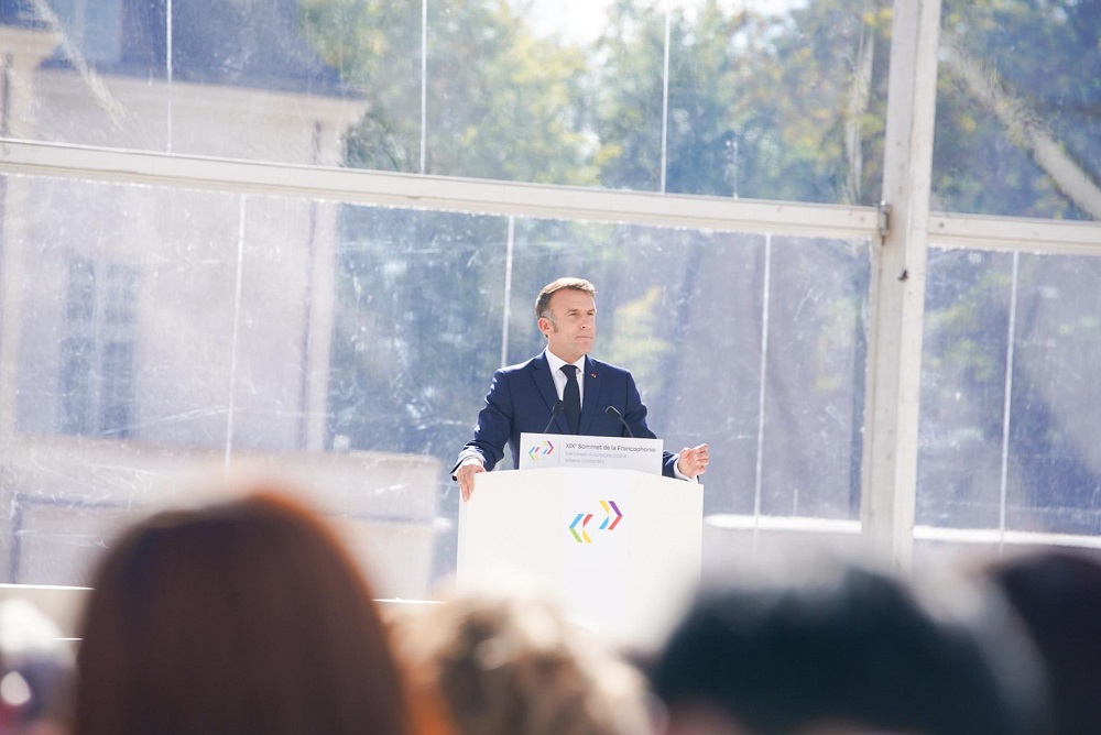 Perezida Macron yagaragaje ijambo rikomoka mu Rwanda nk’urugero rwo kwaguka kw’Igifaransa