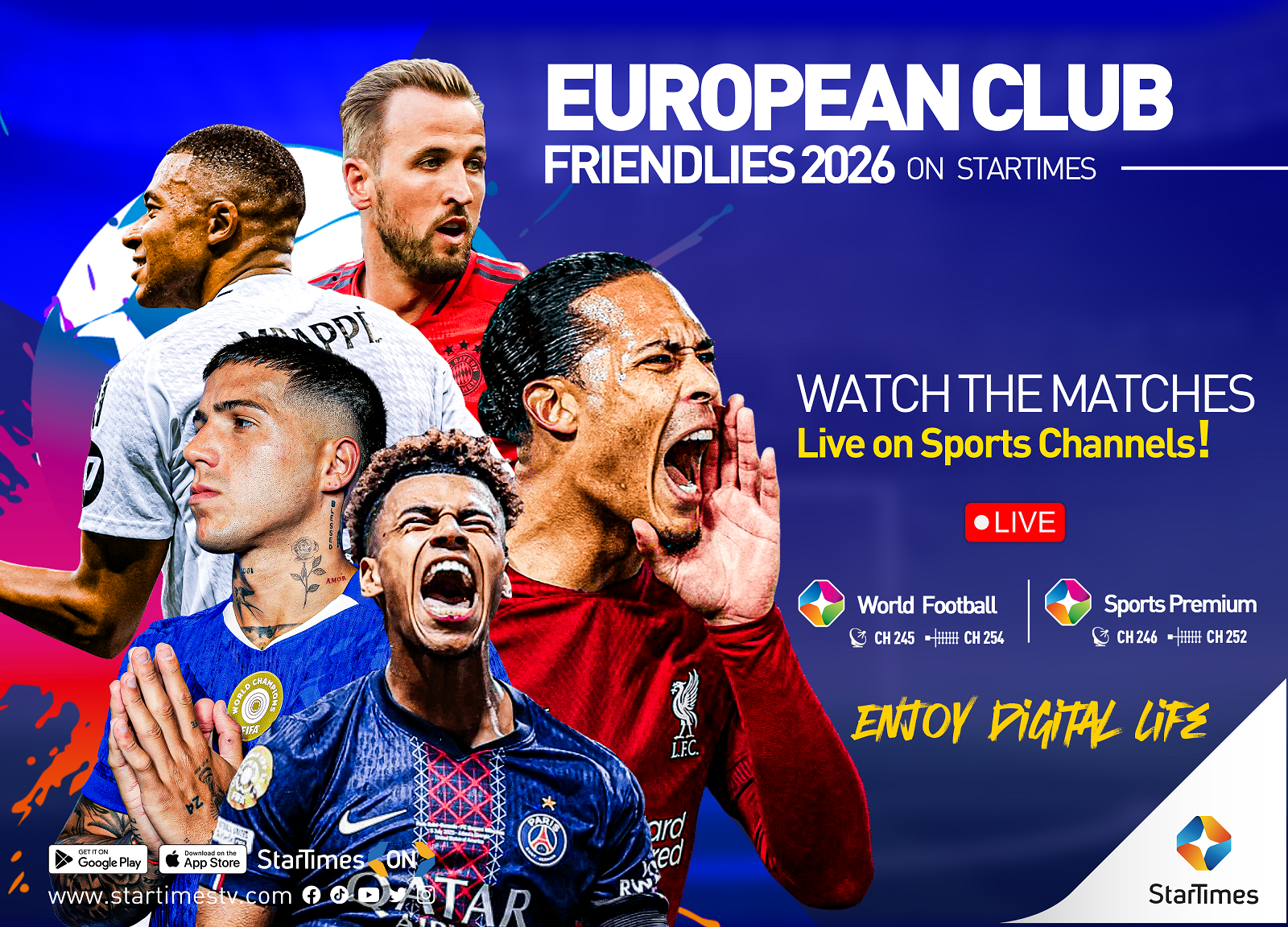 StarTimes yashyize igorora Abanyarwanda mu mikino ya ‘pre-season' y’amakipe amwe y’i Burayi