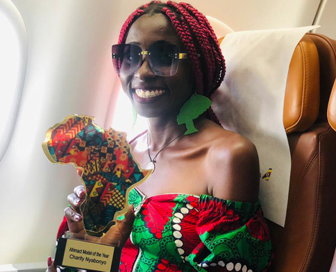 Anna Charity Nyabonyo yegukanye igihembo mu birori by’imideli muri Nigeria