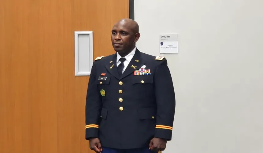 Amerika: Lt Col James Siibo ukomoka mu Rwanda yagiye mu kiruhuko