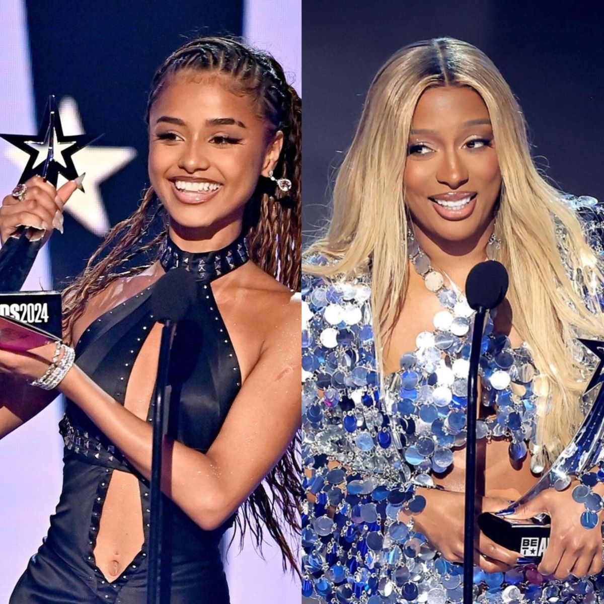 Usher, Victoria  Monét, Tems na Tyla mu begukanye ibihembo bya BET (Amafoto)