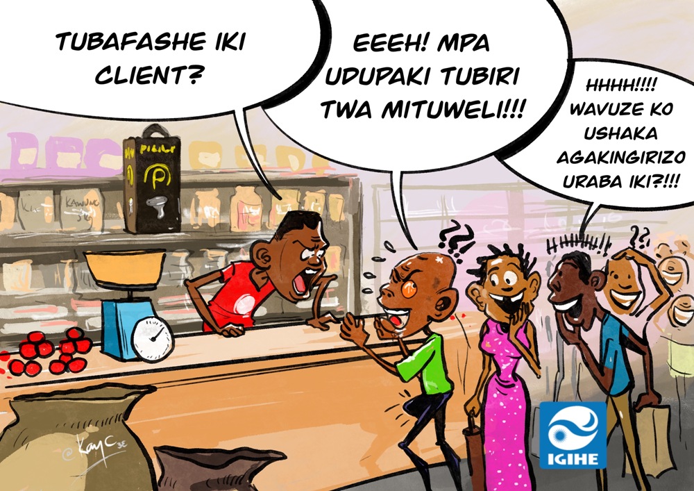 CARTOON:  Mituweli, musayidizi,  amwe mu mazina yahimbwe udukingirizo ngo abadukeneye bativamo