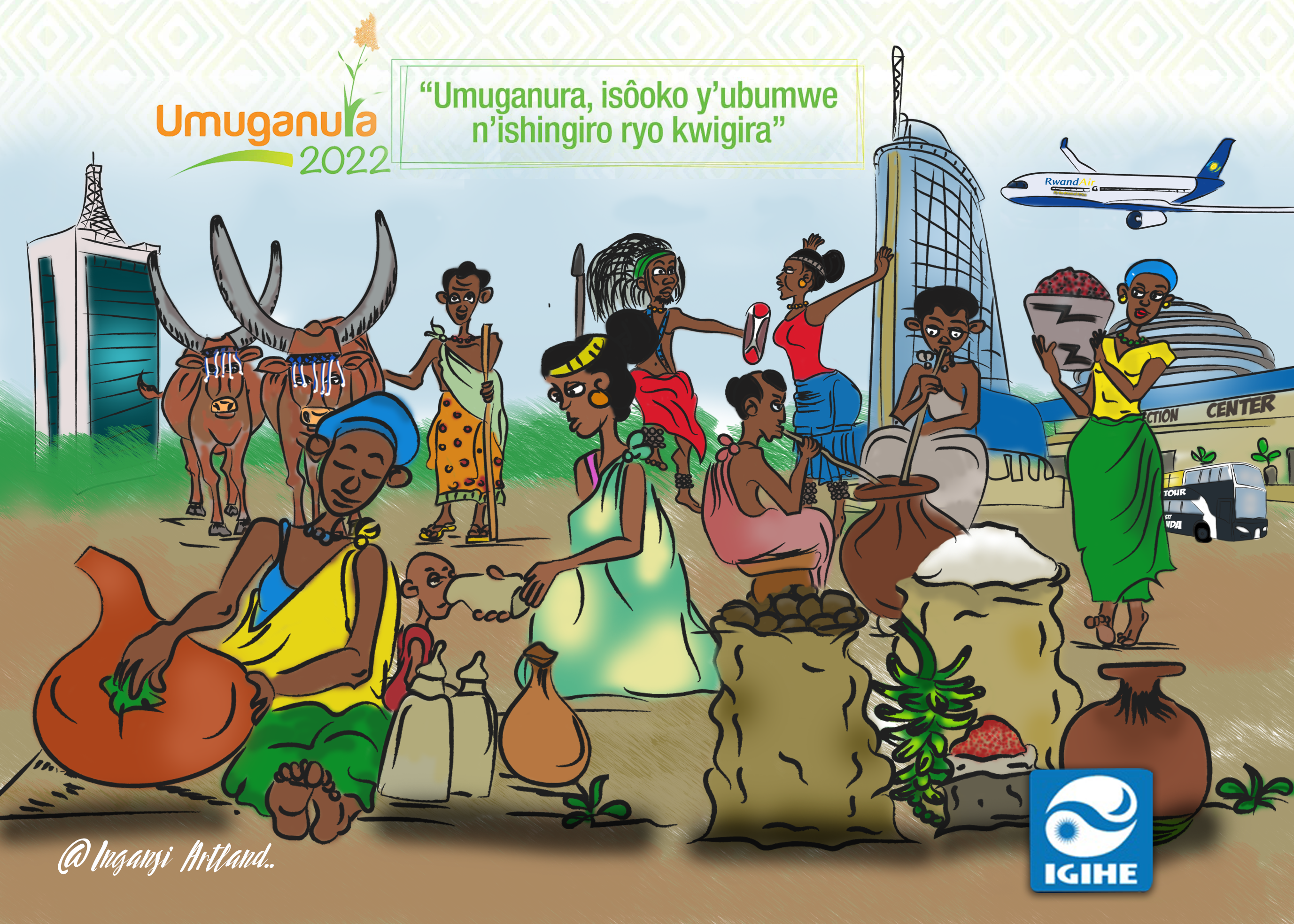 CARTOON: Abanyarwanda bizihije umunsi w’Umuganura bishimira ibyo bagezeho