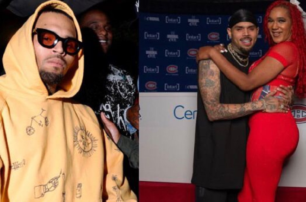 Chris Brown yajyanywe mu nkiko n’umufana wiyita umugore we