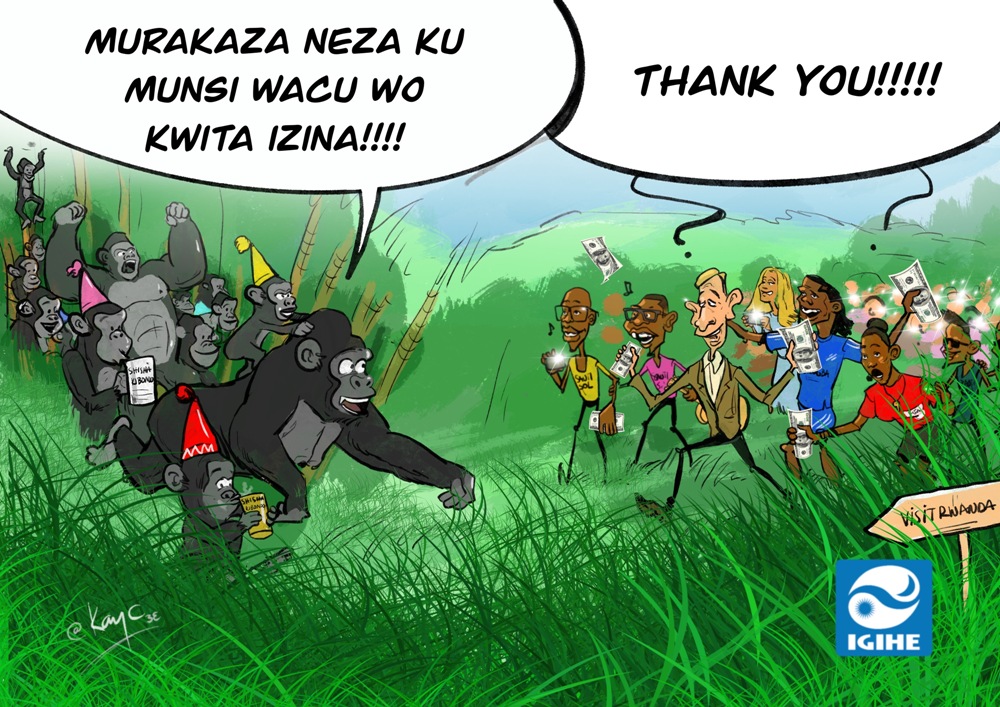 CARTOON: Ibyishimo mu Kinigi ku munsi wo Kwita Izina