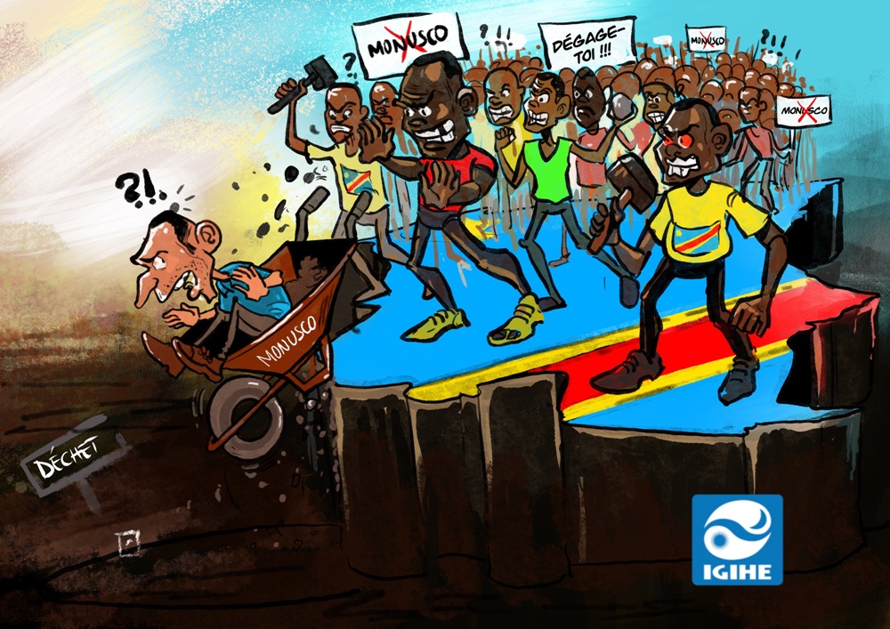 CARTOON: Muri RDC bariye karungu basaba MONUSCO  kubavira ku butaka