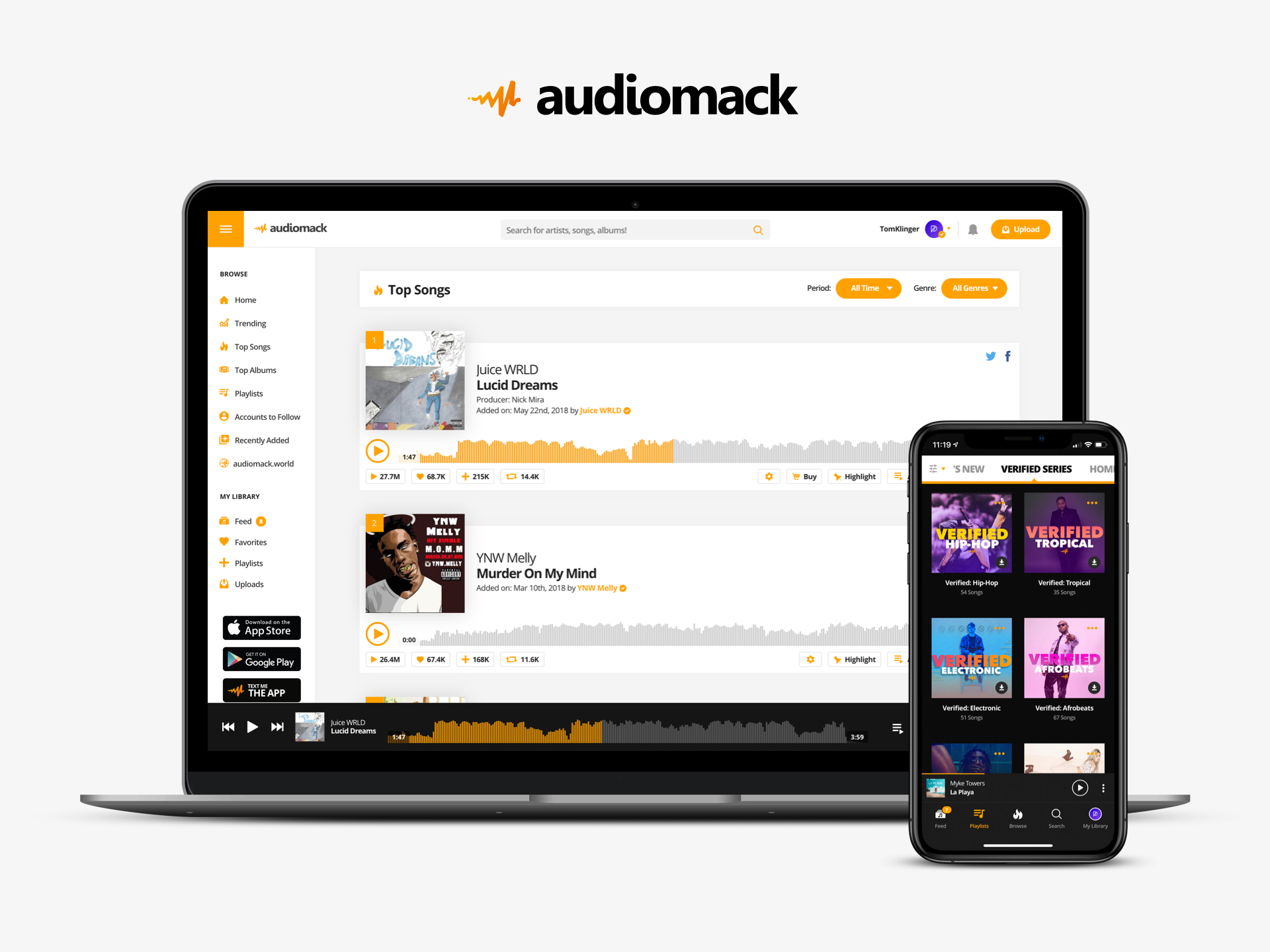 Audiomack yatangiye gukorera mu Rwanda