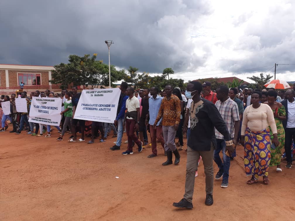 Abanye-Congo b'i Mahama nabo bigaragambije bamagana amabi ya Guverinoma yabo