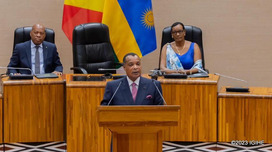 Perezida Sassou Nguesso yagaragaje ishema Afurika iterwa n’Inteko y’u Rwanda