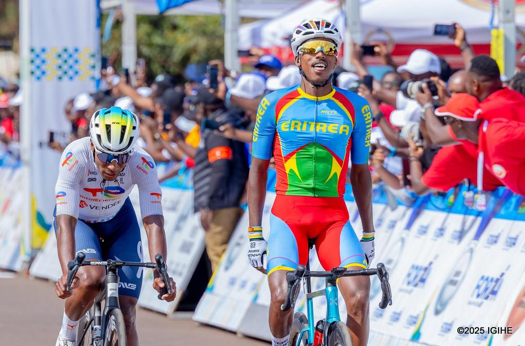 Henok Mulubrhan yegukanye Agace ka Mbere ka Tour du Rwanda 2025 i Kayonza (Amafoto)
