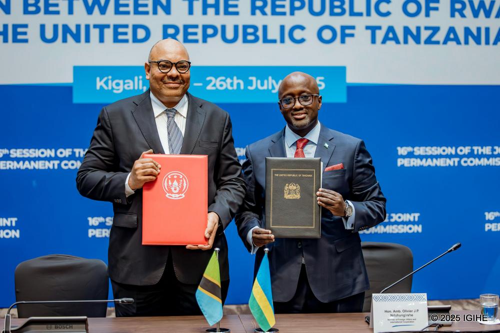 U Rwanda na Tanzania byashyize umukono ku masezerano mu nzego zirimo ubuhinzi