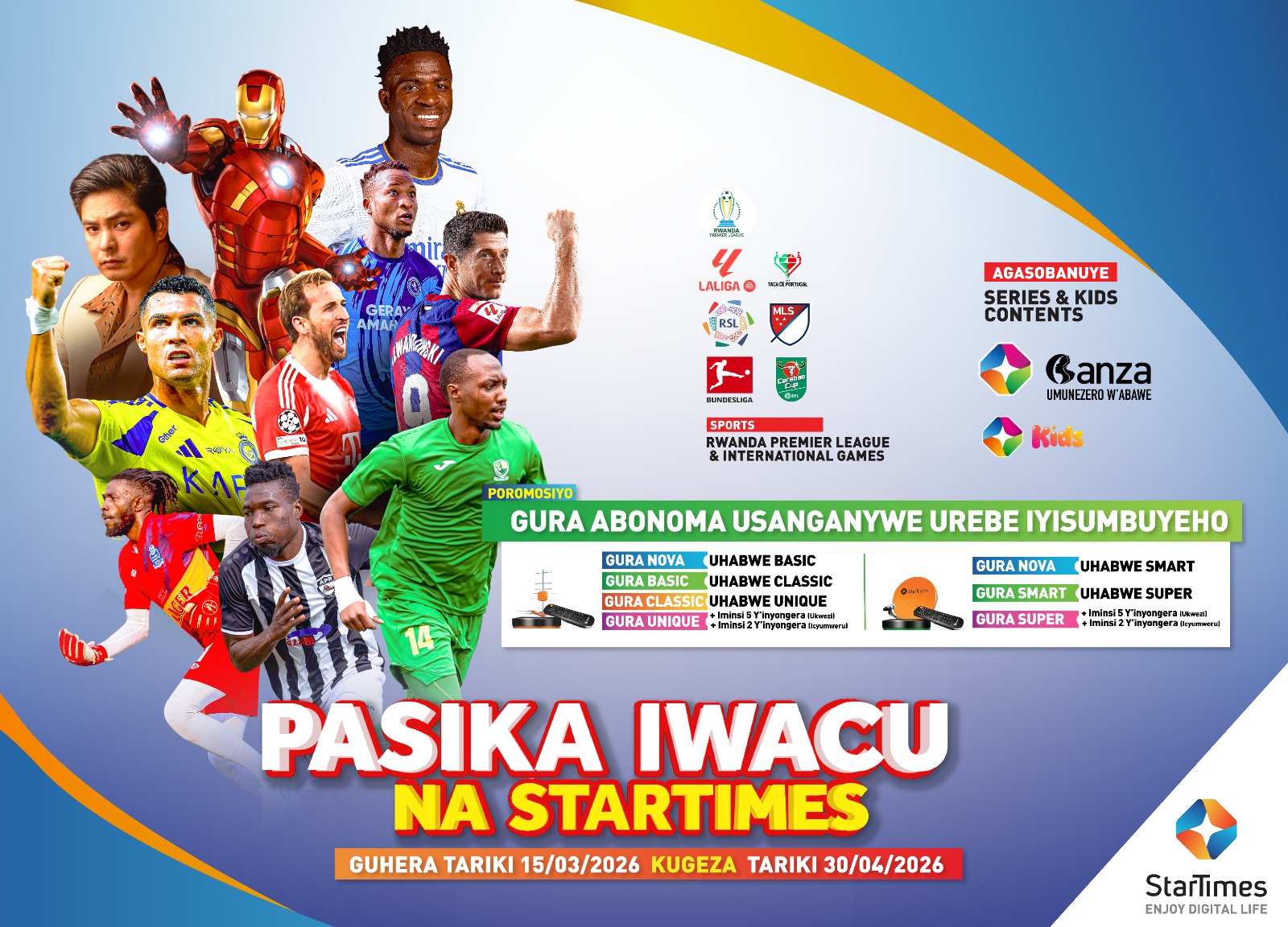 Ugura ifatabuguzi asanganywe ahabwa iryisumbuyeho: StarTimes yahaye Pasika abayigana