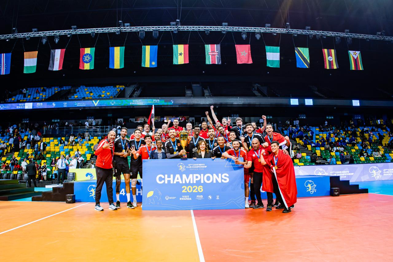 Al Ahly SC yegukanye 'CAVB Men’s Club Championship 2026' yaberaga i Kigali