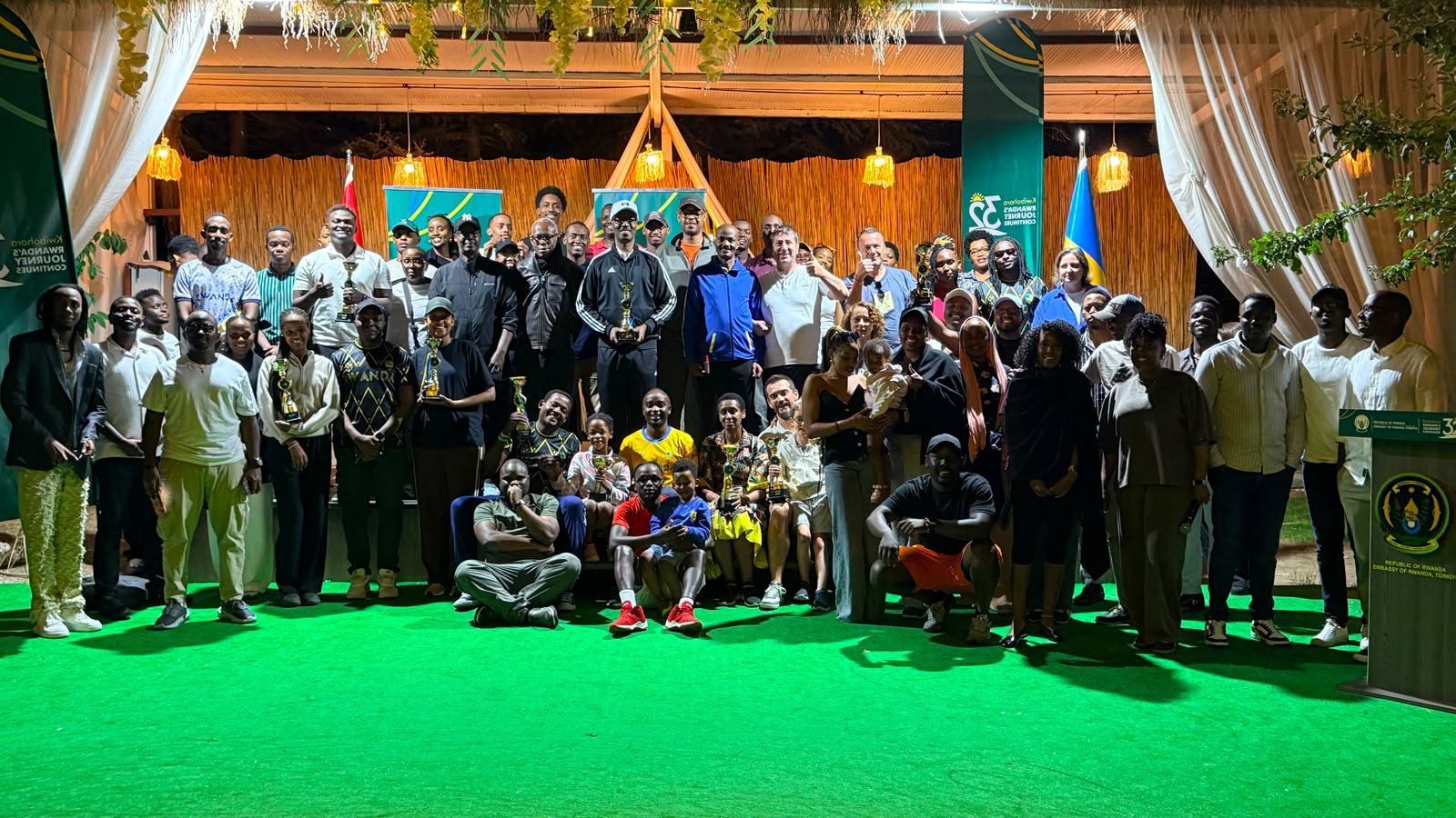 Turikiya: Abanyarwanda bizihije imyaka 32 u Rwanda rumaze rwibohoye binyuze mu mikino itandukanye