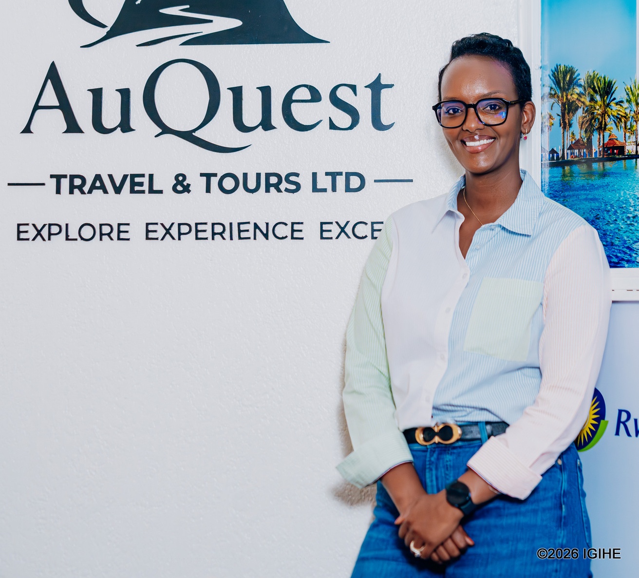 Miss Aurore wakuranye inzozi zo gukora mu ndege ntahirwe muri RwandAir, yafunguye ikigo gicuruza amatike yazo