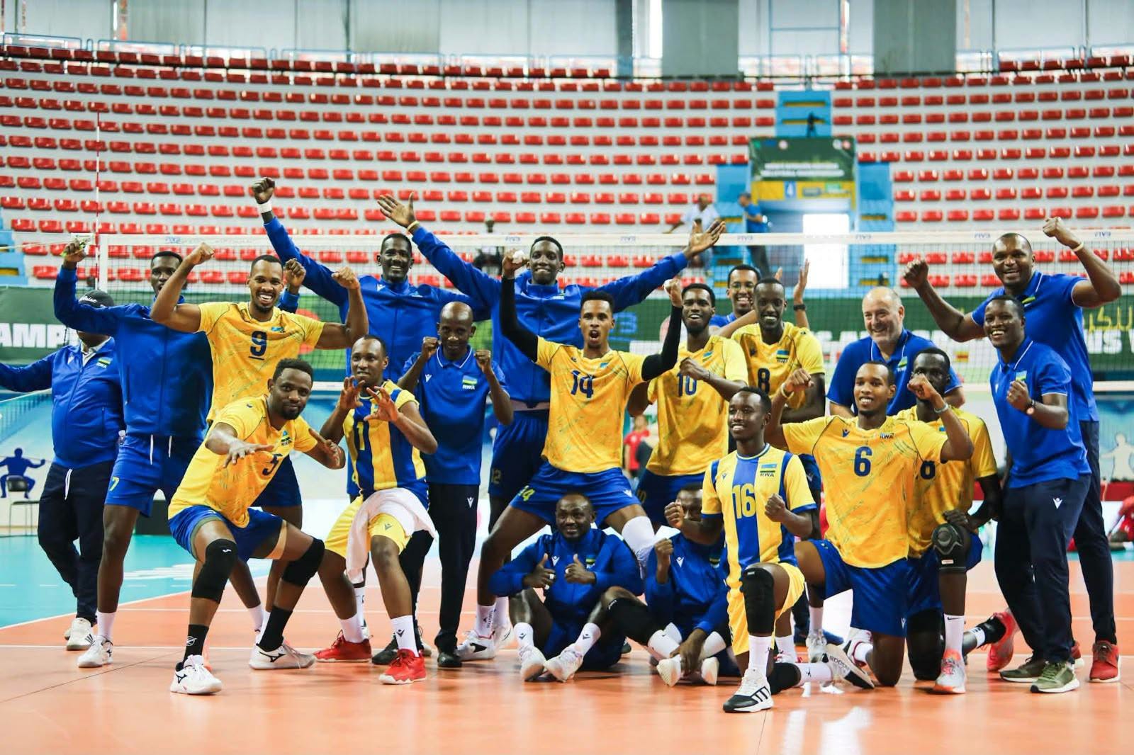 Volleyball: U Rwanda rwageze muri ¼ cy’Igikombe cya Afurika