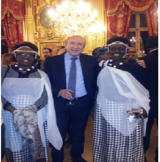 Umukuru w'Umujyi wa Lyon hamwe n'Abanyarwandakazi