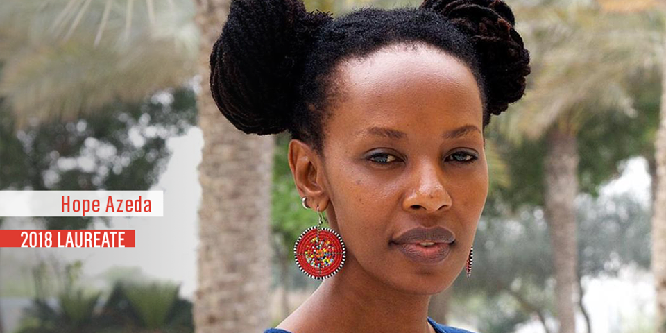 Hope Azeda yatowe mu ndashyikirwa zizagenerwa igihembo gikomeye muri Amerika