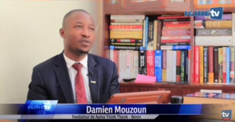 Damien Mouzoun avuga ko ashishikajwe no kubaka Afurika abinyujije mu guteza imbere urubyiruko