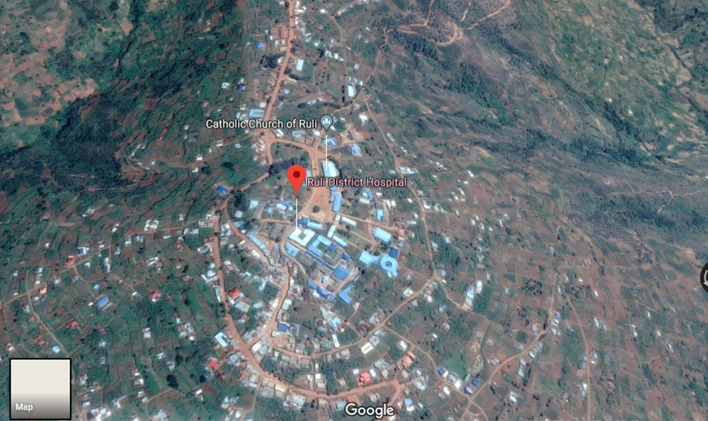 Ifoto ya Satellite igaragaza Ruli, Umurenge uyu mugabo yafatiwemo ashaka gutanga ruswa