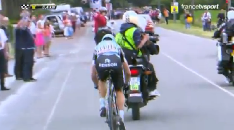 Habura Km 3.4 nibwo Tony Martin yafashe umwanzuro wo kujya gutsinda