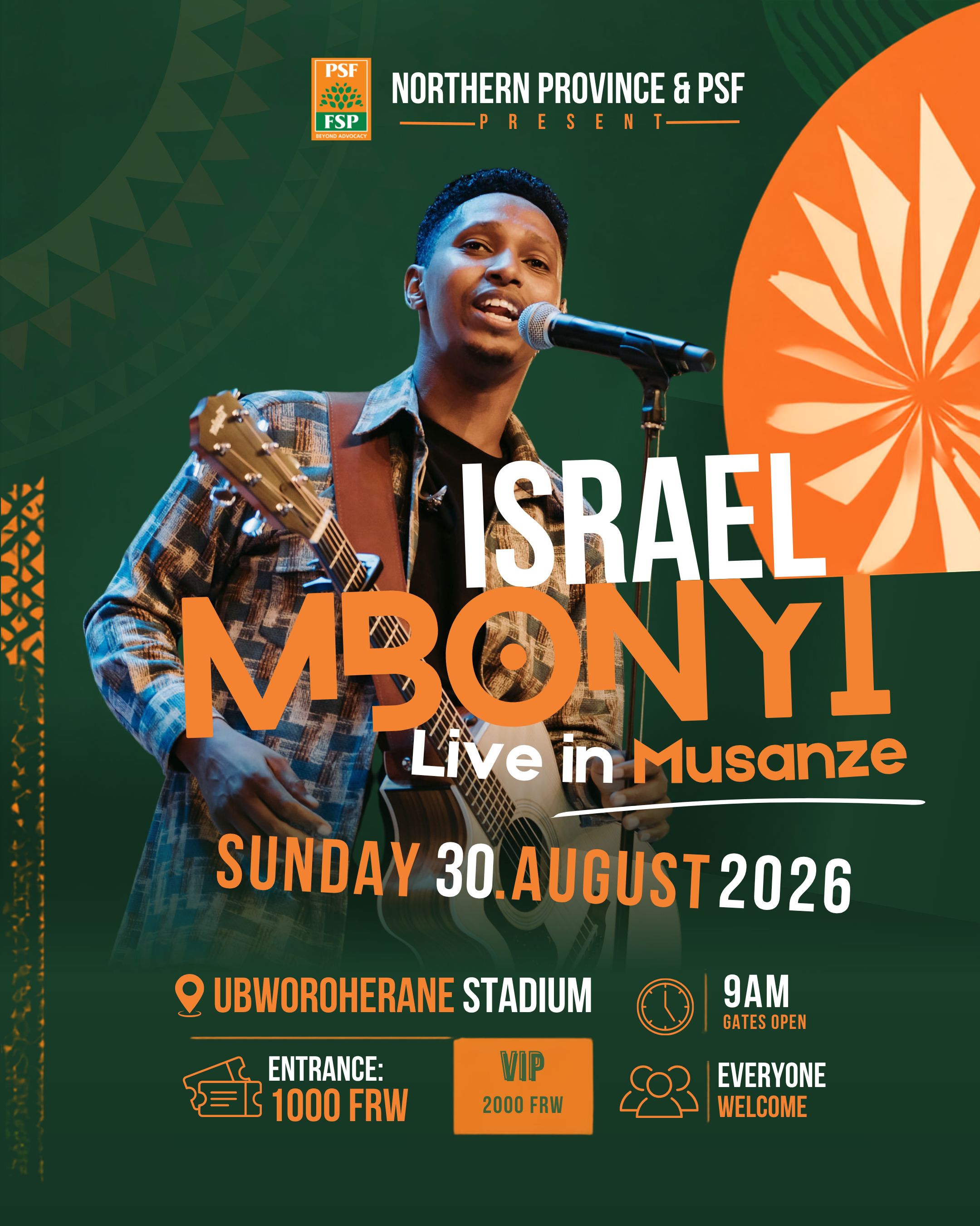 Israel Mbonyi ni we utahiwe gususurutsa abazitabira imurikagurisha ry’Intara y'Amajyaruguru