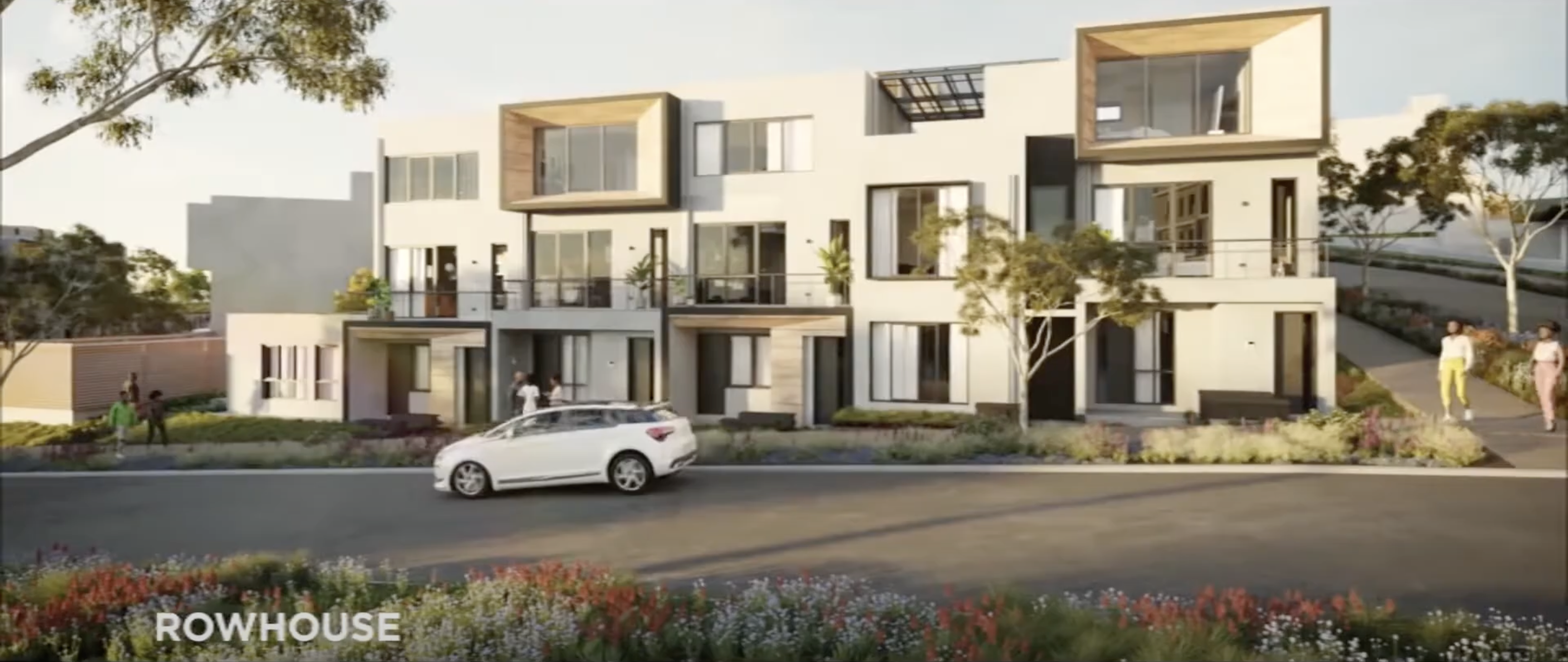 Row houses ni uku zizaba zimeze nizimara kuzura