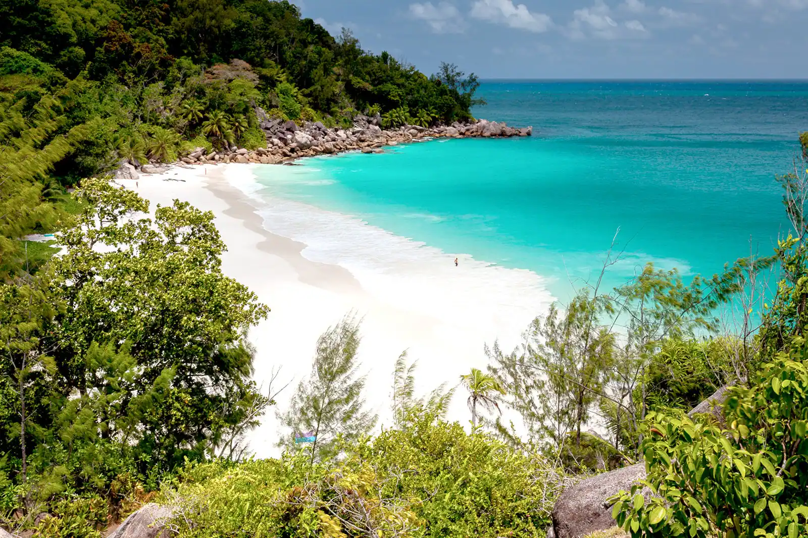 Anse Georgette Beach na ho hateye amabengeza