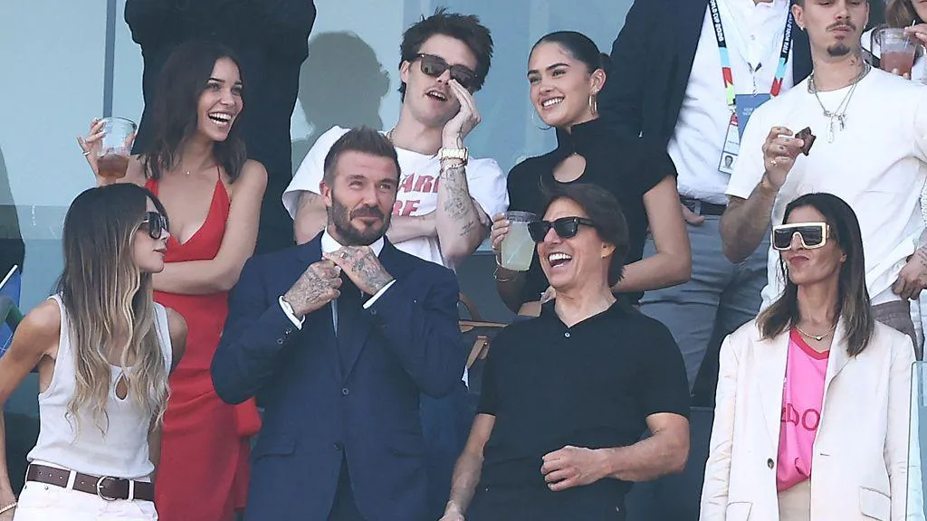 David Beckham n'umugore we Victoria Beckham baganira na Tom Cruise