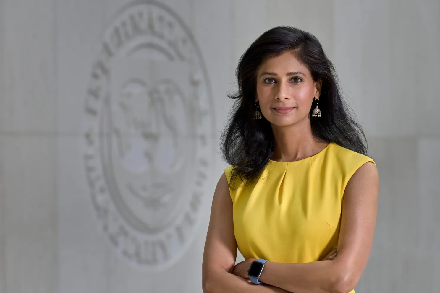 Gita Gopinath wari umaze imyaka itatu ari umuyobozi wungirije wa IMF agiye kuva mu buyobozi bwayo